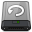 Grey Backup W Icon 32x32 png
